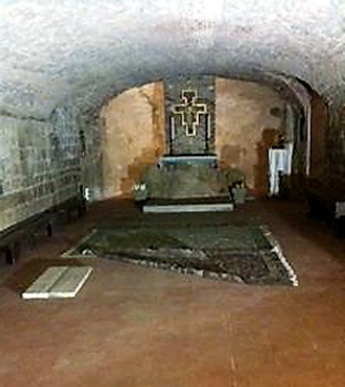 La cripta dopo i lavori di restauro