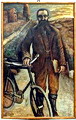Alfredo Oriani nel dipinto di Piancastelli ''Verso la gloria''